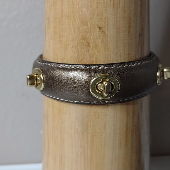 7.75 Inch Coach Turnlock Bangle - Picture 2 of 11
